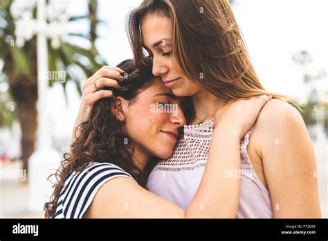 Two Friends Hugging Teenager Hi Res Stock Photography And Images Alamy