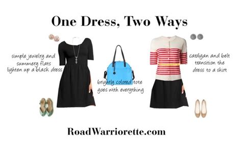 One Dress Two Ways—change Your Look With Accessories Road Warriorette