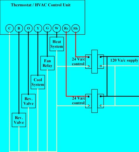wiring diagram  ac thermostat beccaobergefell