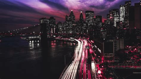 1920x1080 Manhattan City At Night Laptop Full Hd 1080p Hd 4k Wallpapers
