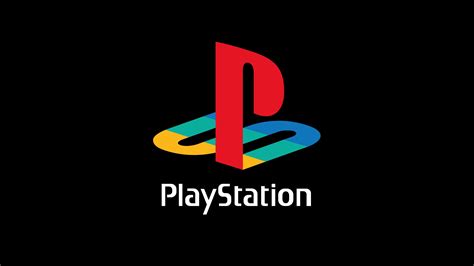 Playstation Logo Black Background