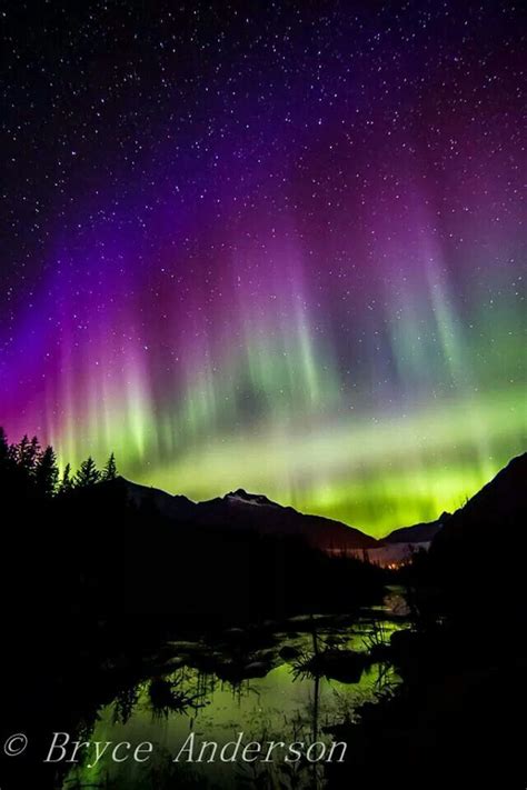 Juneau Alaska Aurora Borealis Northern Lights Aurora Borealis