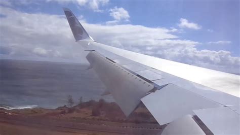Hard Landing Hawaiian Airlines Boeing 767 300er Landing In Lihuelih