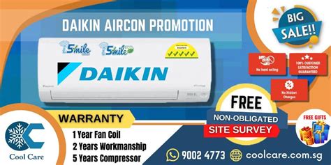 Daikin Aircon Promotion Aircon Promotion Singapore