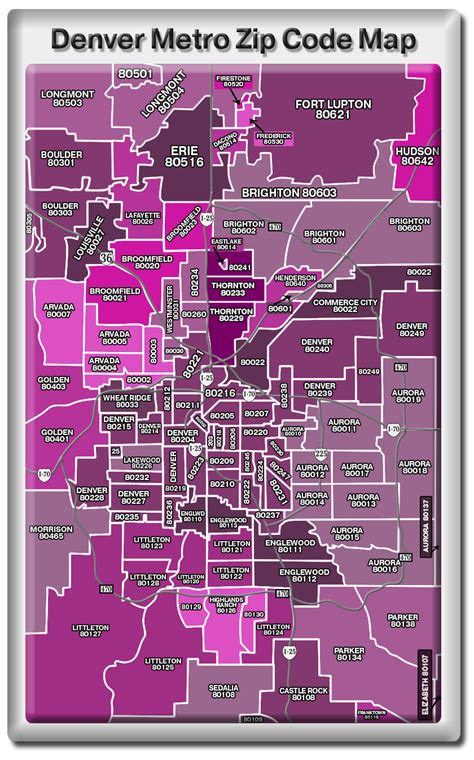 Zip Code Map Denver Map Of Zip Codes In Denver Colorado Usa Vrogue