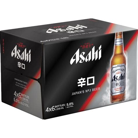 Asahi Super Dry Lager 330ml Bottle Case Of 24 Camperdown Cellars