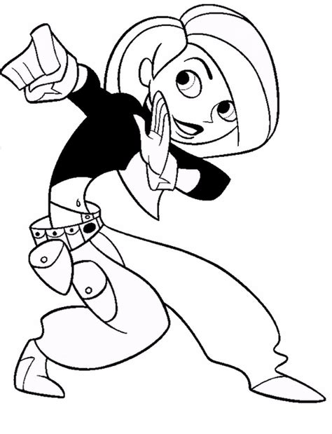 Kim Possible Free Coloring Pages Coloring Pages
