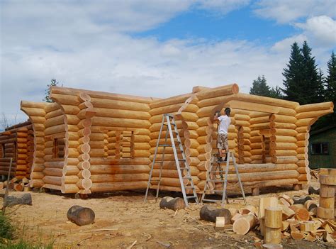 Building a log cabin home. Constructing your Log Home or Cabin | Log Home Process