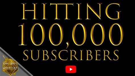 100000 Subscriber Countdown Youtube