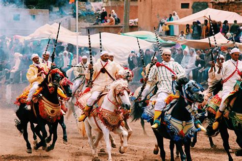 Music In Morocco Culture Fantasia Traditional Show Moroccan