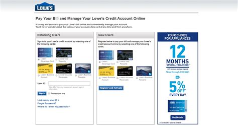One thing many store cards have in common is a particularly high apr — and the lowe's advantage credit card is no exception. lowes.syf.com/login- How To Manage Lowes Credit Card Login Portal