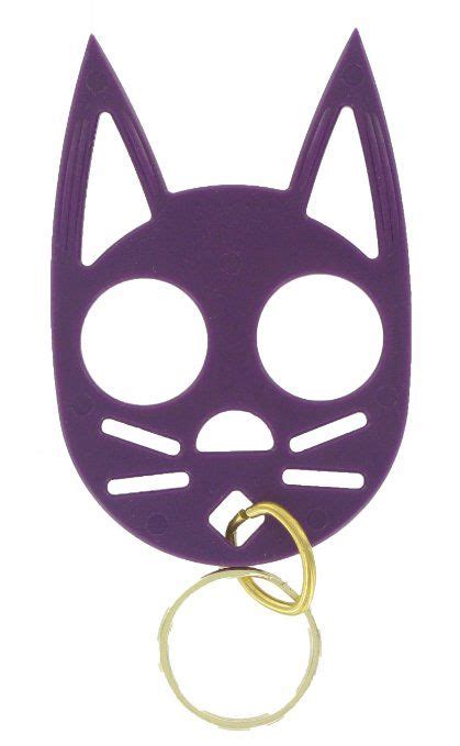 The Cat Personal Safety Keychain Purple Everything Else