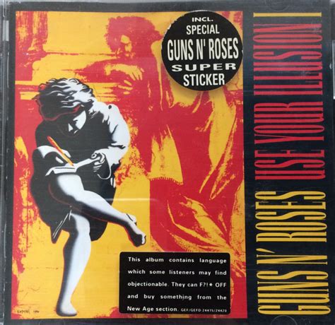 Guns N Roses Use Your Illusion I 1991 With Stickers Cd Discogs
