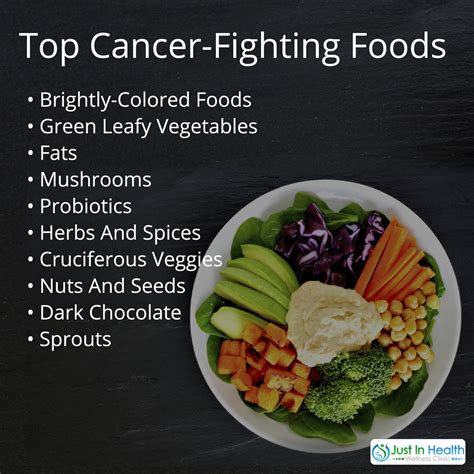 Does not mean you got to fight al day. Top Cancer-Fighting Foods | Just In Health