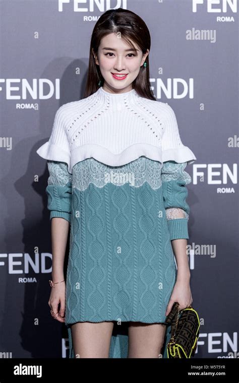 Chinese Actress Qiao Xin Also Known As Bridgette Qiao Attends The