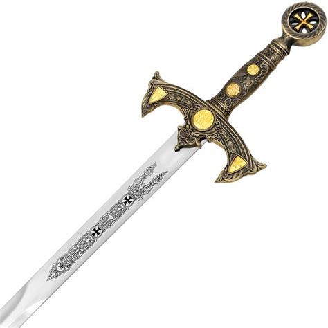 Knights Templar Sword Aw366 Ancient Warrior