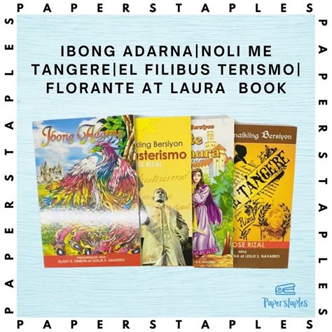 Educational Books Florante At Laura Ibong Adarna Noli Me Tangere El Filibusterismo