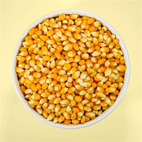 Bowl Of Uncooked Popcorn Maize Stock Photo Image Of Fibre Drink