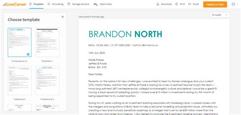 Investment Banking Cover Letter Template And Guide