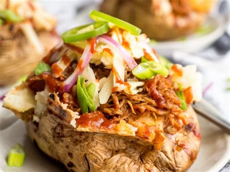 Satisfy Your Cravings Texas Bbq Pulled Pork Stuffed Potato Recipe