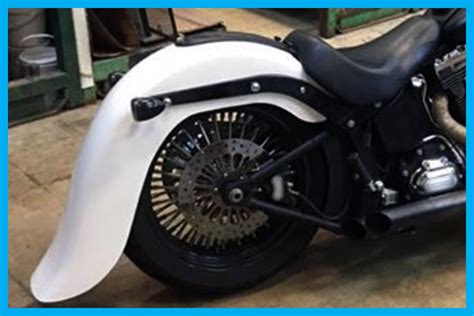 There was a plastic sheet under the rear seat on the rear fender, i. Harley The Mullet Fatboy Softail Rear Fender 2006 To 2017 ...