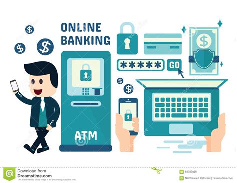 You can make a bill payment in online banking. Online Banking Infographics Stock Vector - Illustration of ...