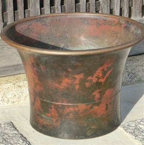 Antique Japanese Large Murashido Bronze Brazierflower Vase Item 1375422