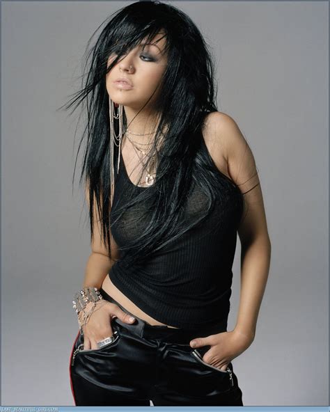 Christina Aguilera Black Hair