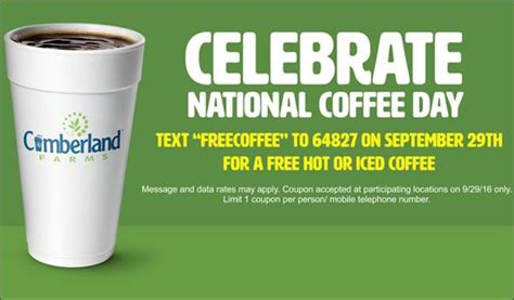 Cumberland farms reviews and cumberlandfarms.com customer ratings for december 2020. FREE Coffee at Cumberland Farms on September 29th (US ...