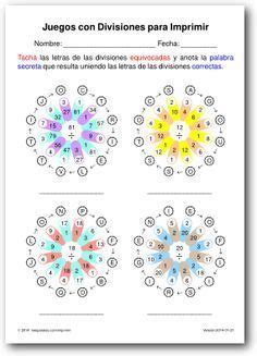We did not find results for: Juegos con Divisiones para Imprimir | Matemáticas ...