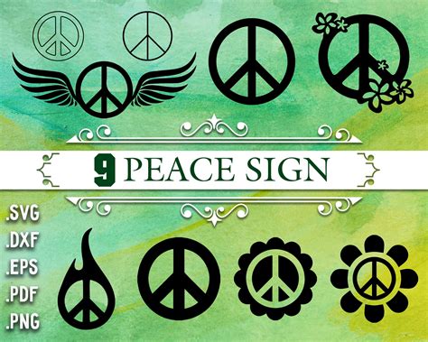 Peace Sign Svg Peace Svg Peace Sign Peace Symbol Svg Peace Sign