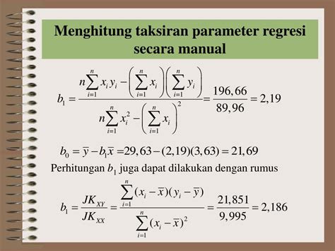 Ppt Analisis Regresi Sederhana Powerpoint Presentation Free Download