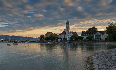 Abendlicht über Wasserburg Am Bodensee Foto And Bild Deutschland