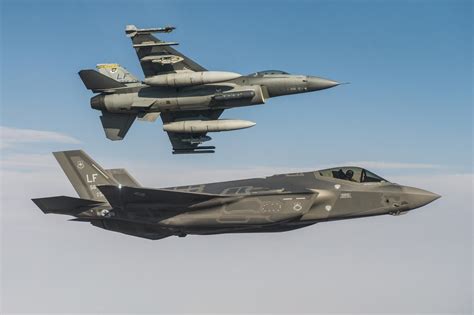 F 35 Begins Integrated Training With F 16 At Luke Luke Air Force Base