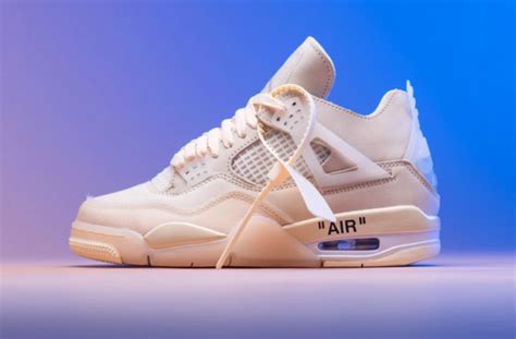 Buy The Off White X Air Jordan 4 Sp Wmns Sail Right Here The Dope Timez