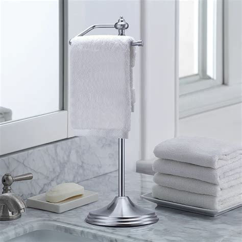 The Steel Fingertip Towel Holder Is Great For Displaying And Drying A