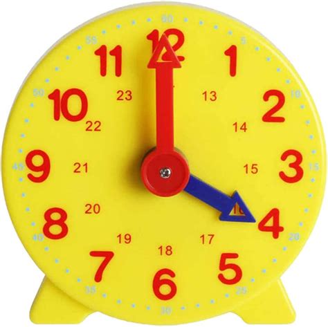Santity Children Time Learning Clock Adjustable Educational Alarm