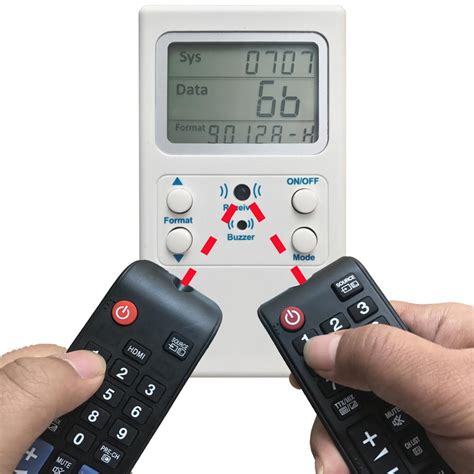 Point an infrared remote controller at the photodiode and press one of its control buttons. TV IR Remote Control Decoder Tester Infrared Remote ...