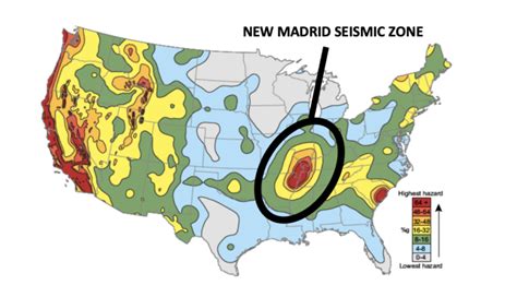 New Madrid Seismic Zone Midwestsouth Earthquake Capacity Uig