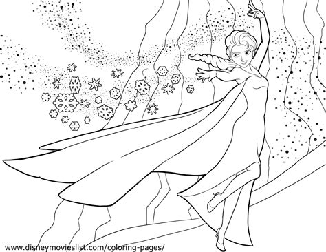Disney S Frozen Coloring Page Coloring Home