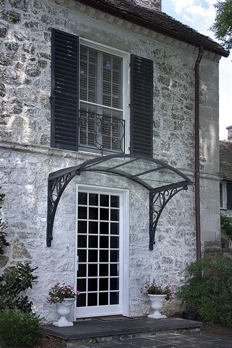Fine iron bespoke & handcrafted modern, victorian & traditional metal canopies, porches  our door canopies are a great way to offer shelter from the elements whilst making your home. Gutierrez Studios : Installations : Joppa Canopy