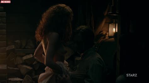 Naked Sophie Skelton In Outlander