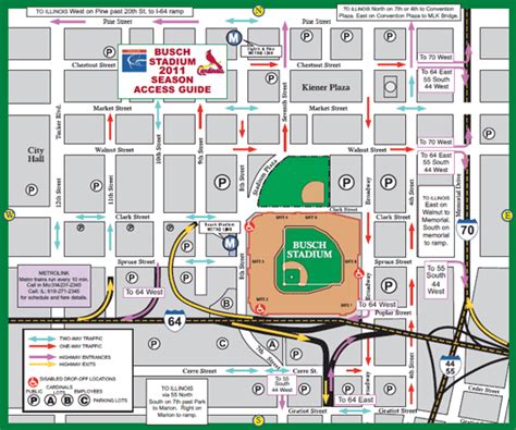 St Louis Cardinals Stadium Map