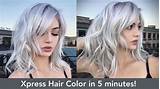 How To Dye Hair Silver White Pictures