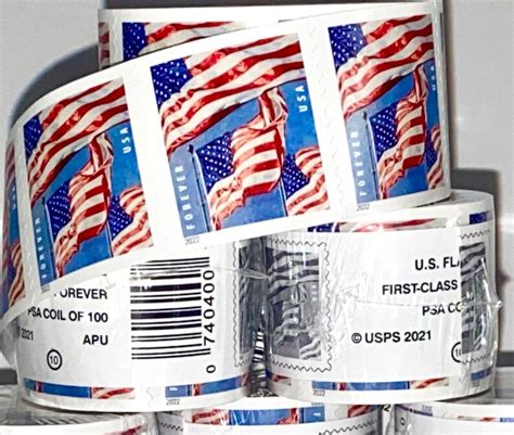 500 Usps Forever Stamps 100 Authentic Very Last Rolls Etsy
