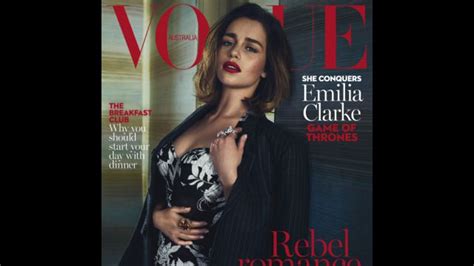 Emilia Clarke Vogue Australia May 2016