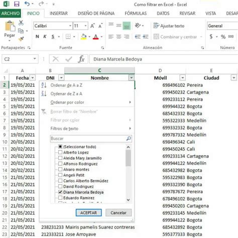 Cómo Filtrar Datos en Excel Excel Para Todos