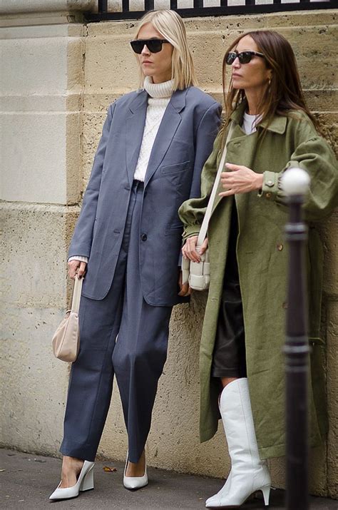 Linda Tol And Chloe Harrouche Paris Fashion Week Street Style Paris