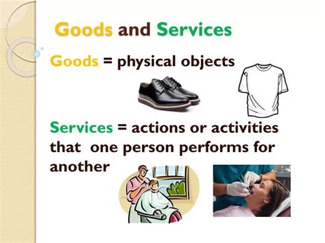 Goods And Services Pictures