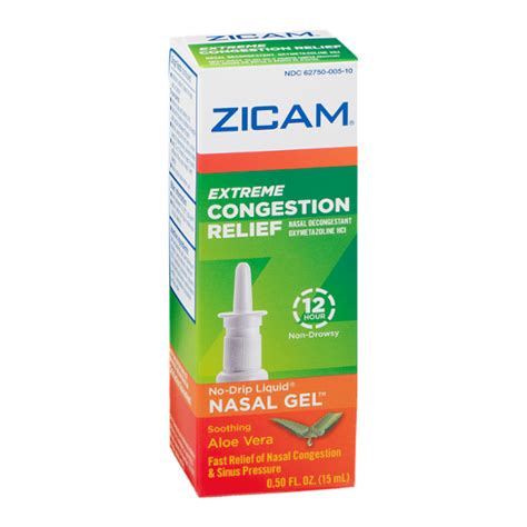 Zicam Extreme Congestion Relief No Drip Liquid Nasal Gel Soothing Aloe Vera Reviews 2020